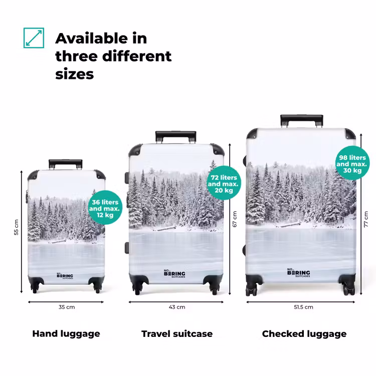 Suitcase - More - Pine - Ice - Winter - Soothing — 3