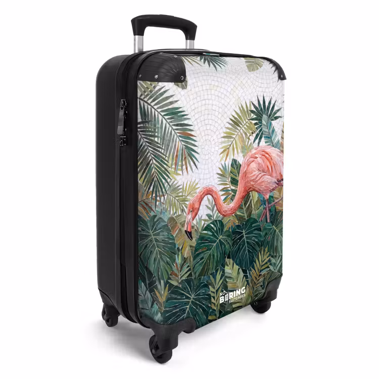 Suitcase - Nature - Leaves - Abstract - Green - Bird — 2