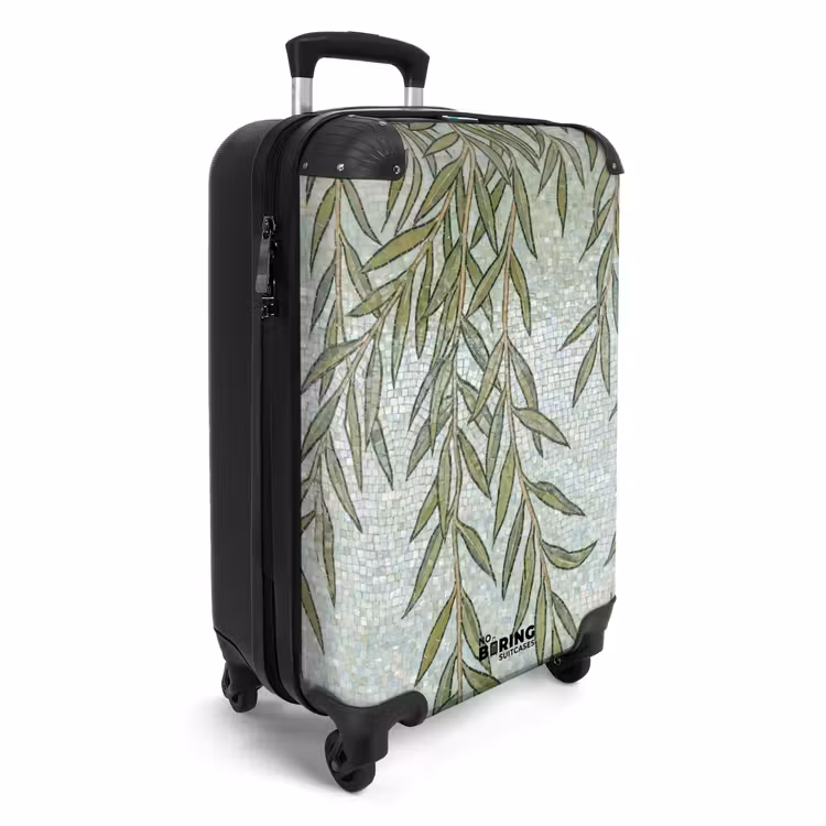 Suitcase - Plants - Mosaic - Pattern - Green - Blue — 2