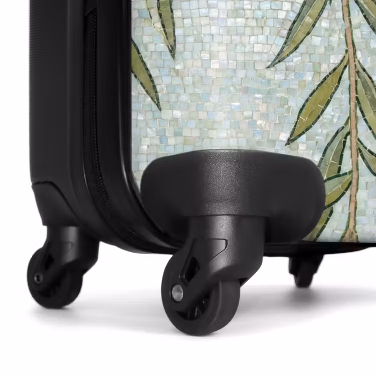 Suitcase - Plants - Mosaic - Pattern - Green - Blue — 7