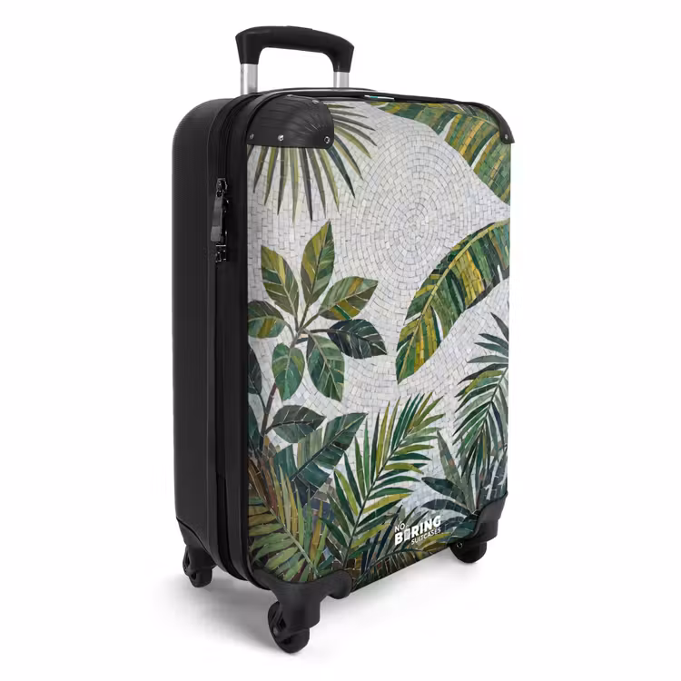 Suitcase - Plants - Tropical - Mosaic - Green - Nature — 2