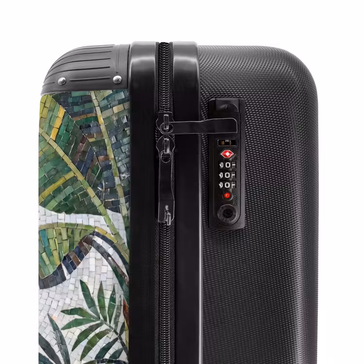 Suitcase - Plants - Tropical - Mosaic - Green - Nature — 6