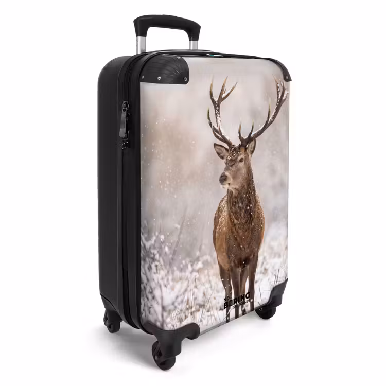 Suitcase - Red Deer - Forest - Snow - Winter - Majestic — 2