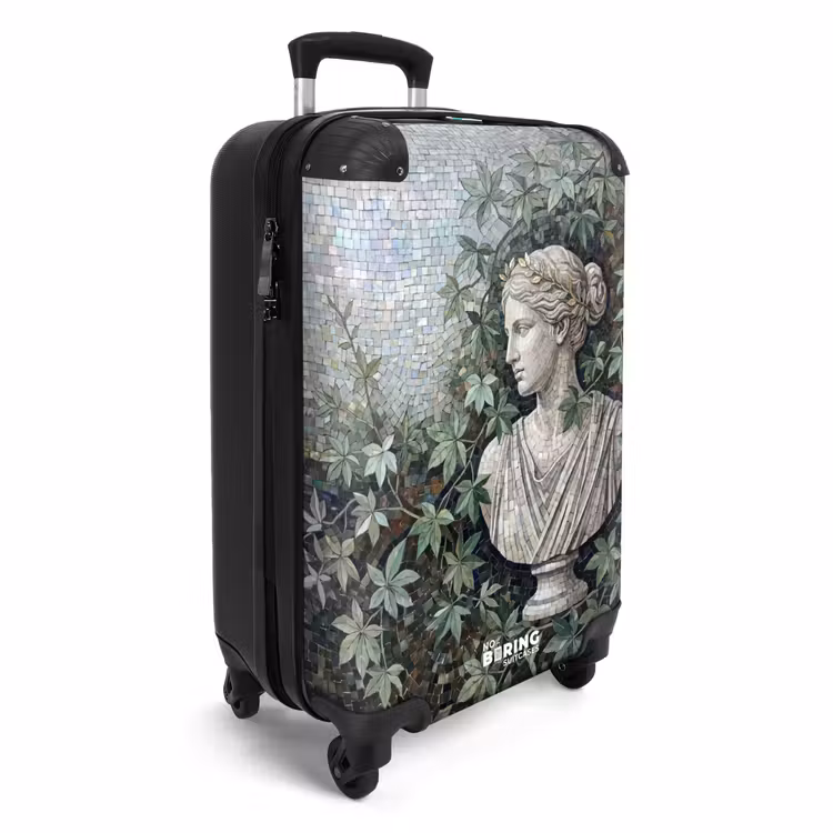 Suitcase - Woman - Classical - Mosaic - Nature - Green — 2