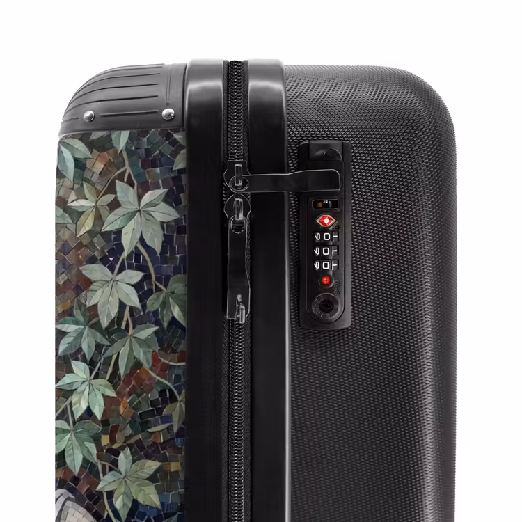 Suitcase - Woman - Classical - Mosaic - Nature - Green — 6