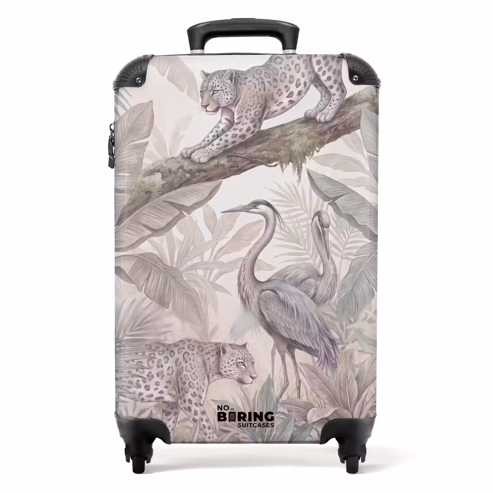 Suitcase - Cat - Bird - Jungle - Illustration - Animals — 1