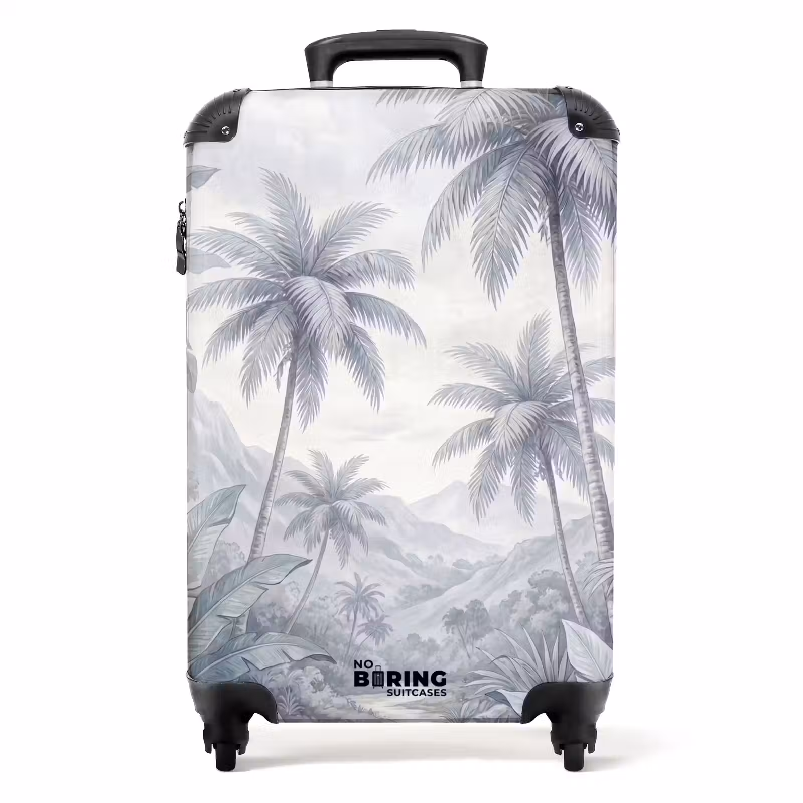 Suitcase - Nature - Tree - Tropical - Landscape - Blue — 1