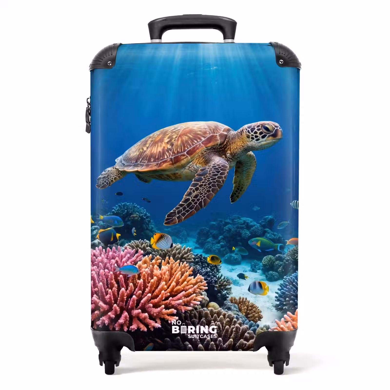 Suitcase - Turtle - Coral Reef - Ocean - Animals - Blue — 1