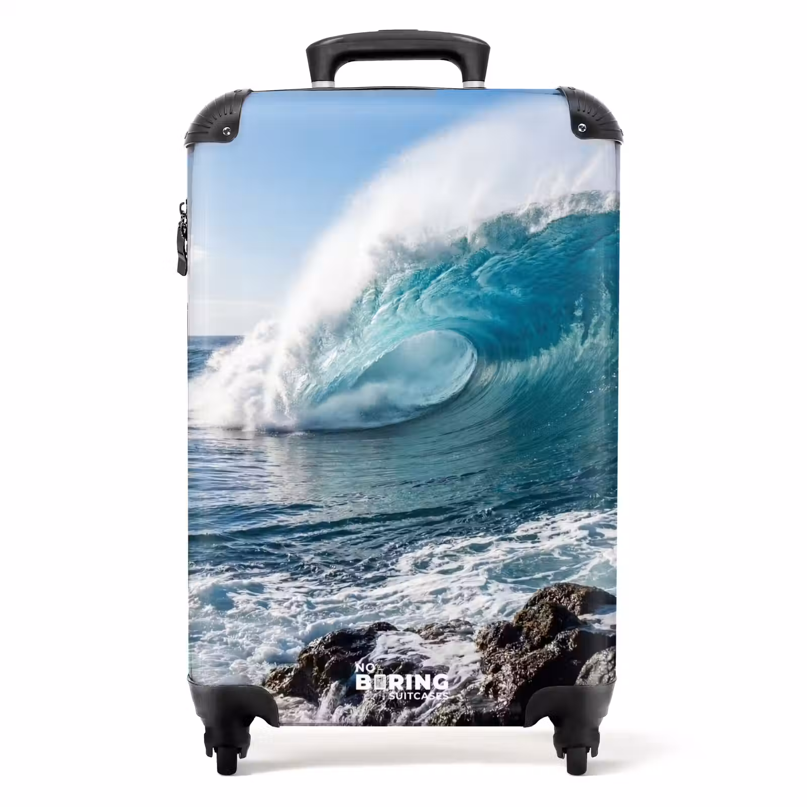 Suitcase - Wave - Ocean - Breaking - Water - Blue — 1