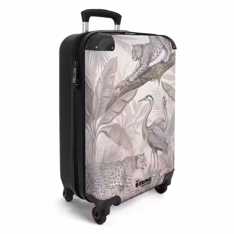 Suitcase - Cat - Bird - Jungle - Illustration - Animals — 2