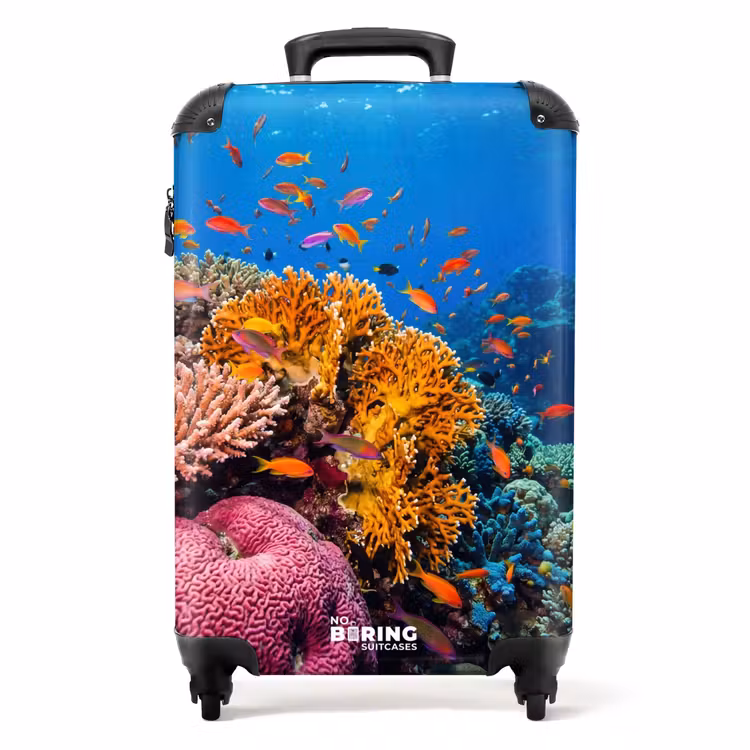 Suitcase - Coral - Fish - Ocean - Nature - Colorful — 1