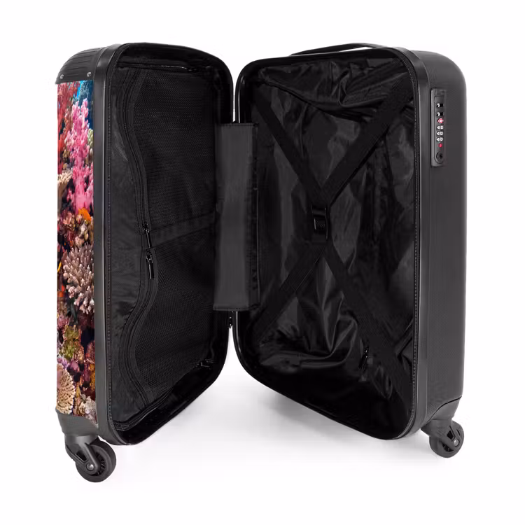 Suitcase - Coral Reef - Fish - Underwater - Tropical - Red — 5