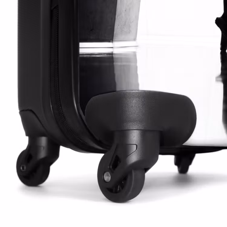Suitcase - Dancer - Silhouette - Art - Modern - Black and White — 7