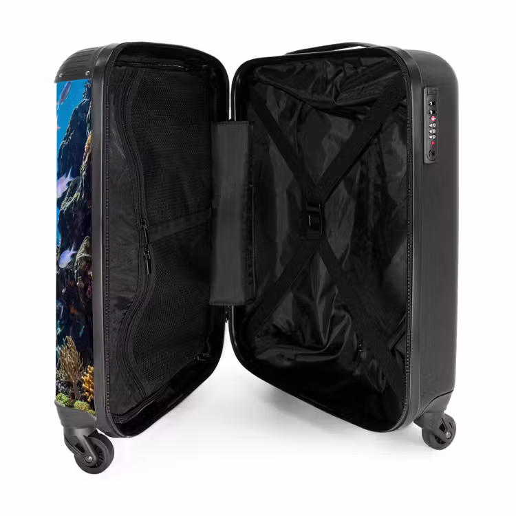 Suitcase - Fish - Coral Reef - Underwater - Lively - Blue — 5