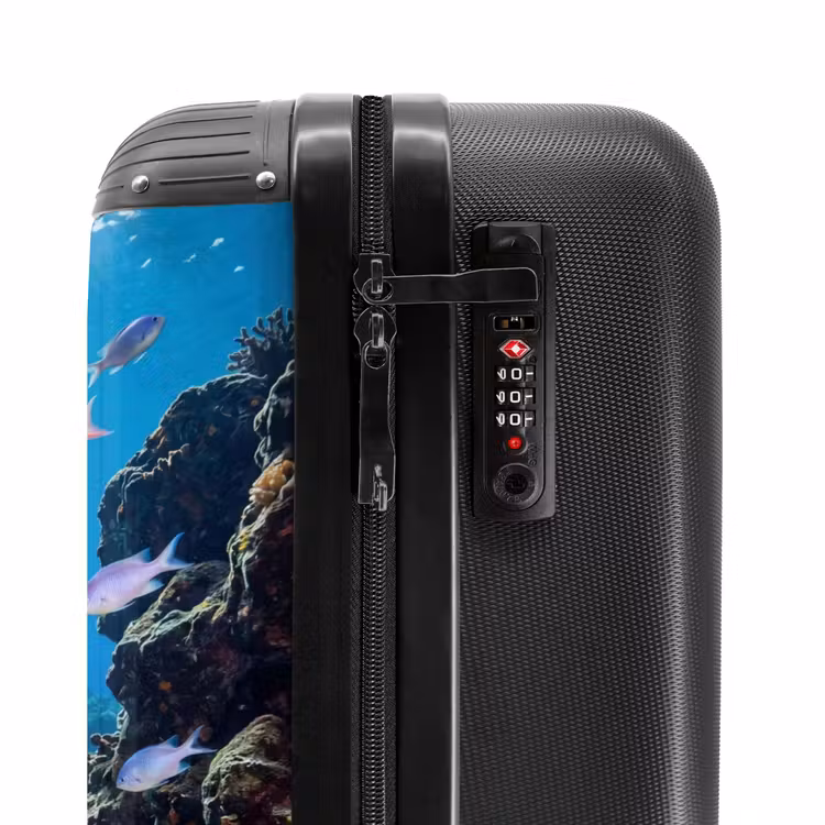 Suitcase - Fish - Coral Reef - Underwater - Lively - Blue — 6