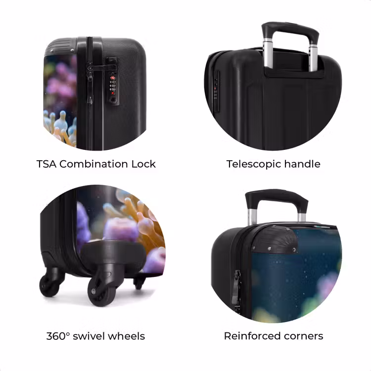 Suitcase - Fish - Coral - Underwater - Orange - Animals — 8