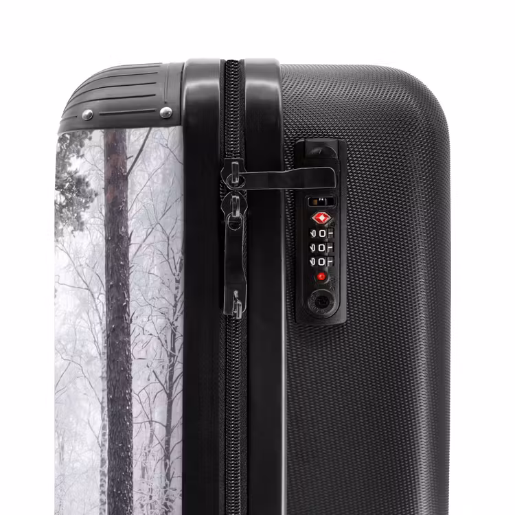 Suitcase - Forest - Snow - Path - Winter - Silence — 6