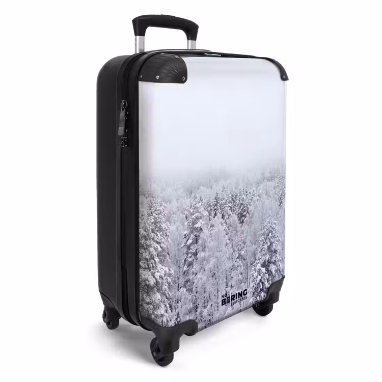 Suitcase - Forest - Snow - Winter - Nature - White — 2