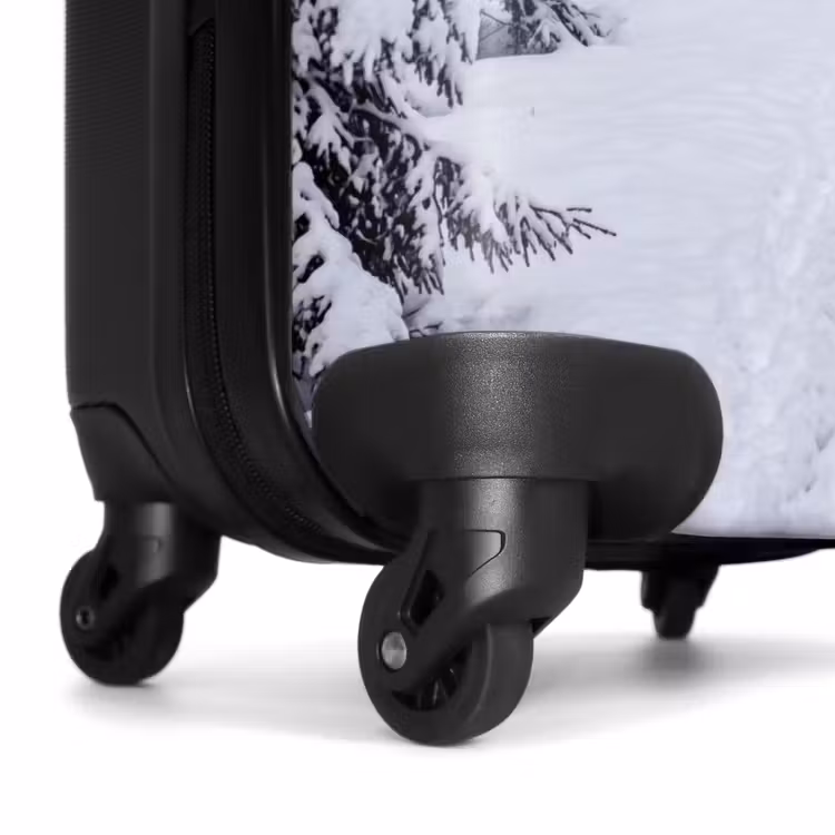 Suitcase - Forest - Winter - Snow - Path - Nature — 7