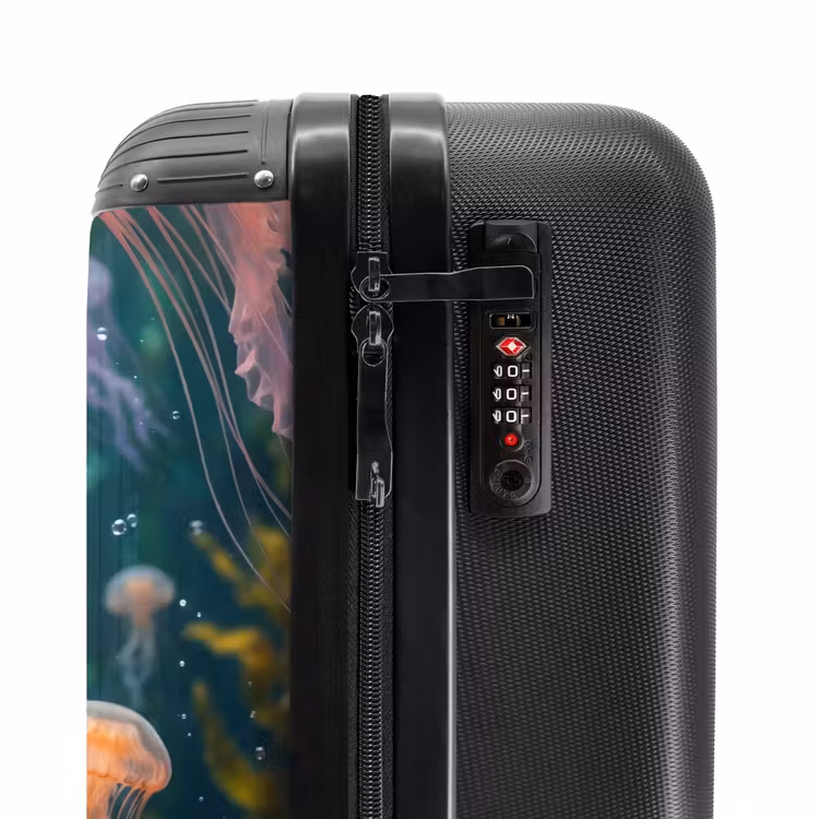 Suitcase - Jellyfish - Pink - Underwater - Marine Life - Animals — 6