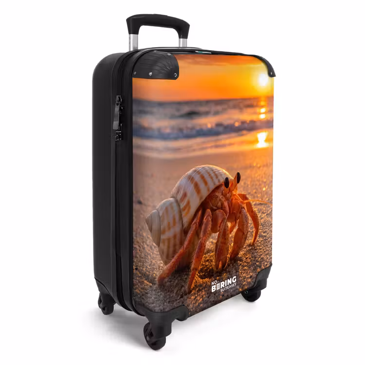 Suitcase - Lobster - Beach - Nature - Sunset - Orange — 2