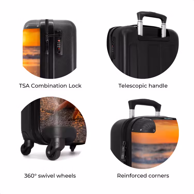 Suitcase - Lobster - Beach - Nature - Sunset - Orange — 8