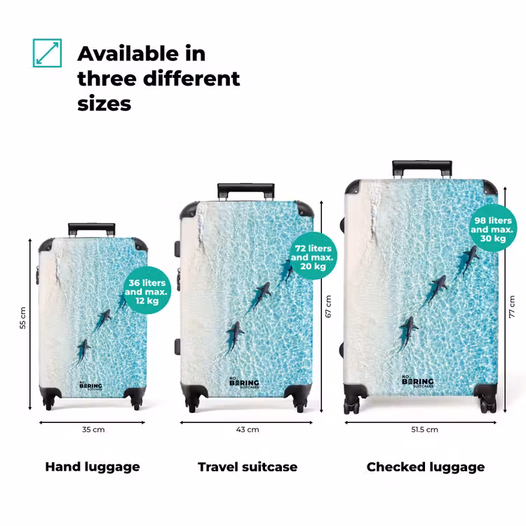 Suitcase - Ocean - Beach - Turquoise - Nature — 3