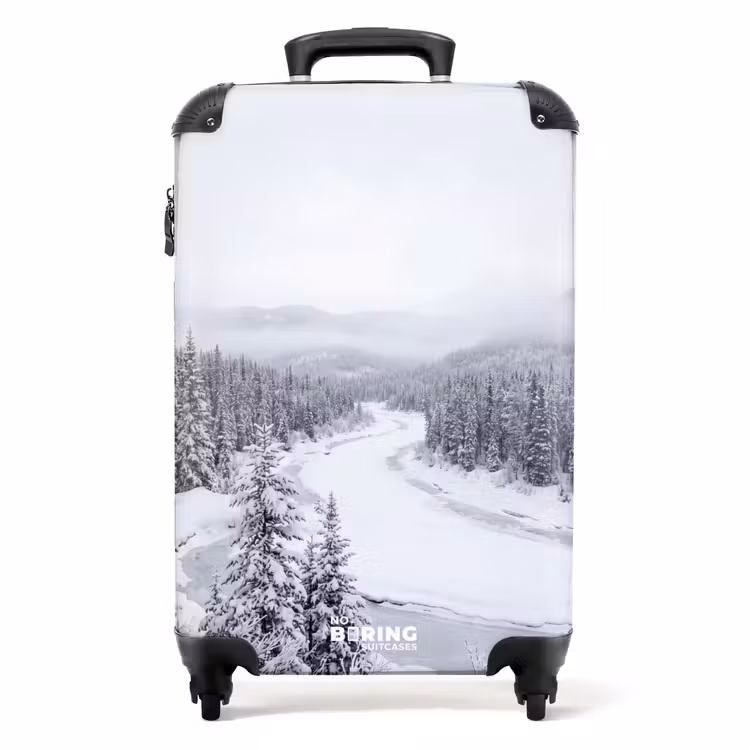 Suitcase - River - Frozen - Landscape - Winter — 1