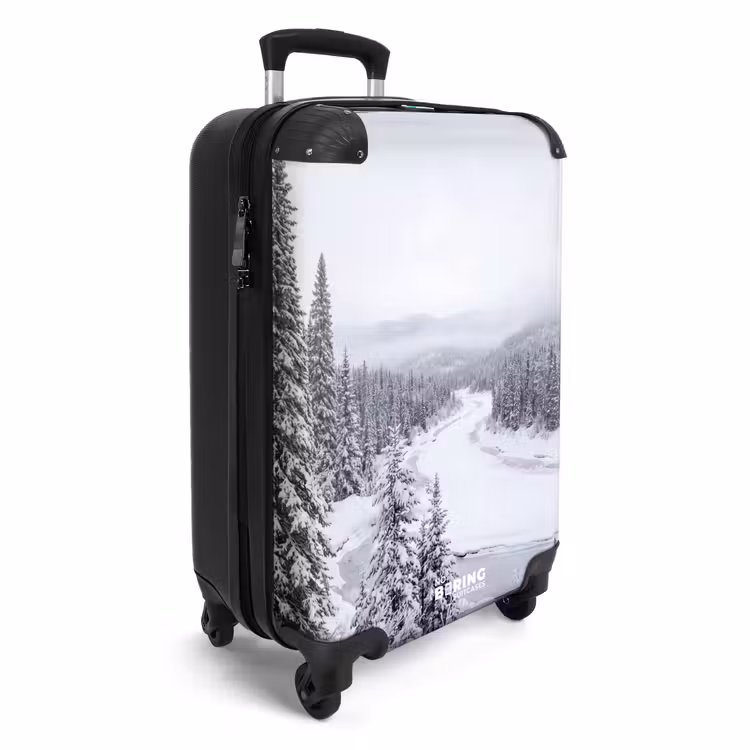 Suitcase - River - Frozen - Landscape - Winter — 2
