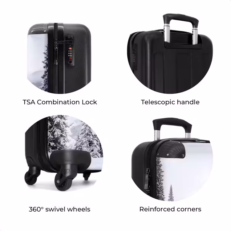 Suitcase - River - Frozen - Landscape - Winter — 8