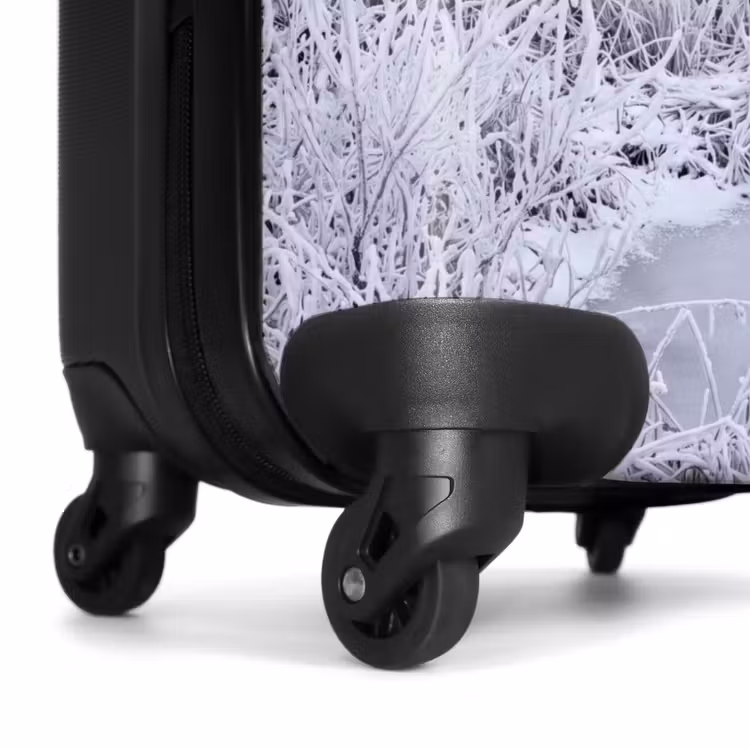 Suitcase - River - Snow - Forest - Winter - Picturesque — 7