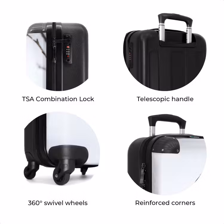 Suitcase - Robin - Branch - Snow - Winter - Lively — 8
