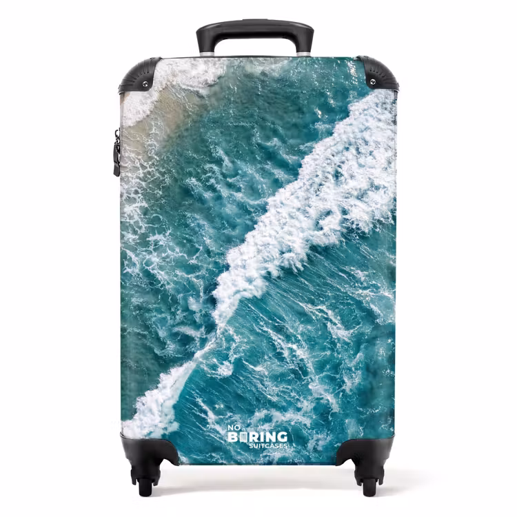 Suitcase - Sea - Beach - Waves - Nature - Blue — 1