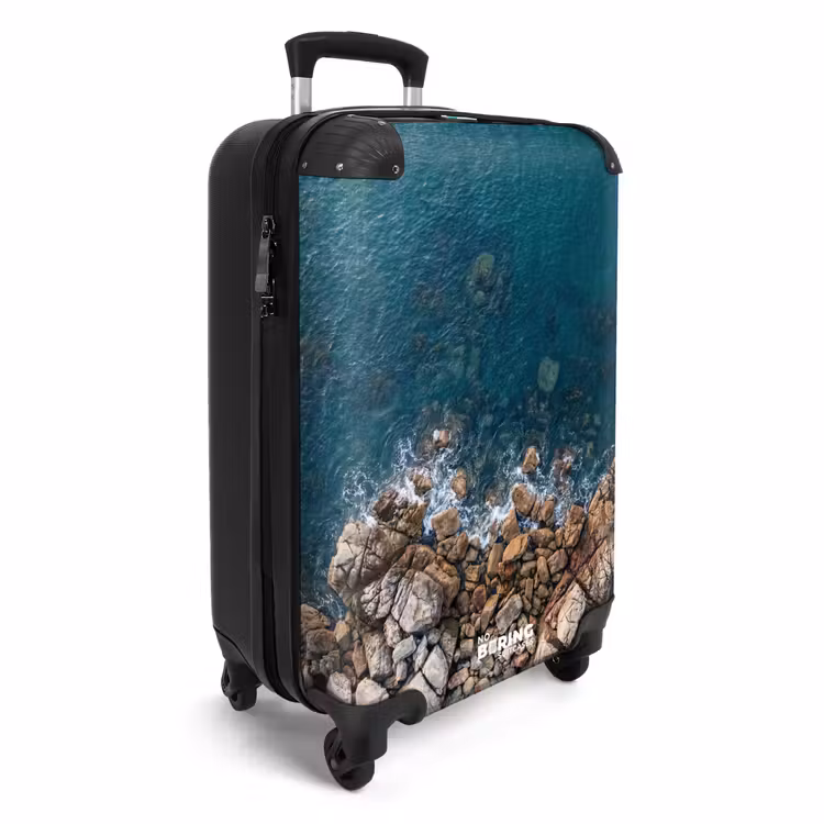 Suitcase - Sea - Coastline - Nature - Abstract - Blue — 2