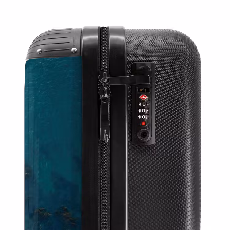 Suitcase - Sea - Coastline - Nature - Abstract - Blue — 6