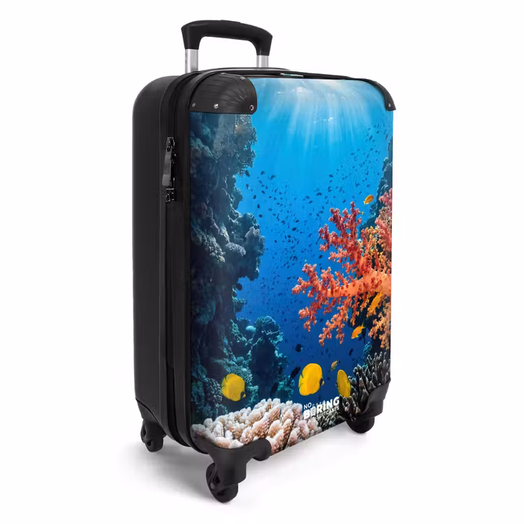 Suitcase - Sea - Coral Reef - Nature - Lively - Blue — 2