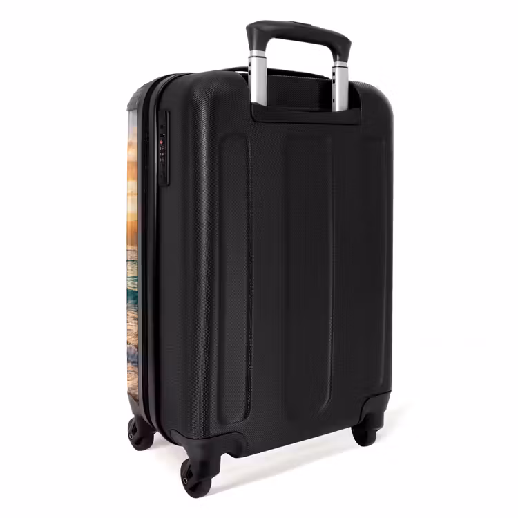 Suitcase - Sea - Mountain - Landscape - Tropical - Gold — 4
