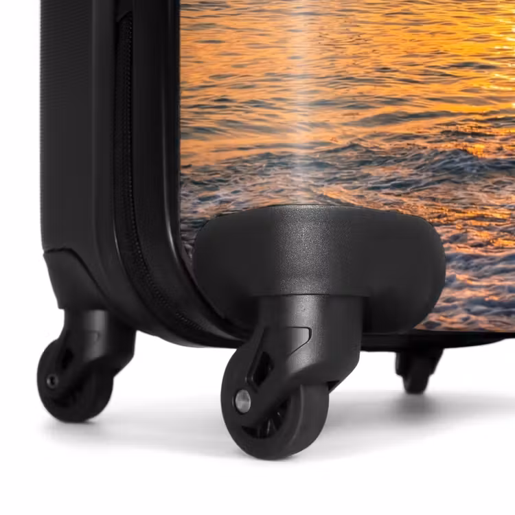 Suitcase - Sea - Sunset - Boat - Nature - Orange — 7