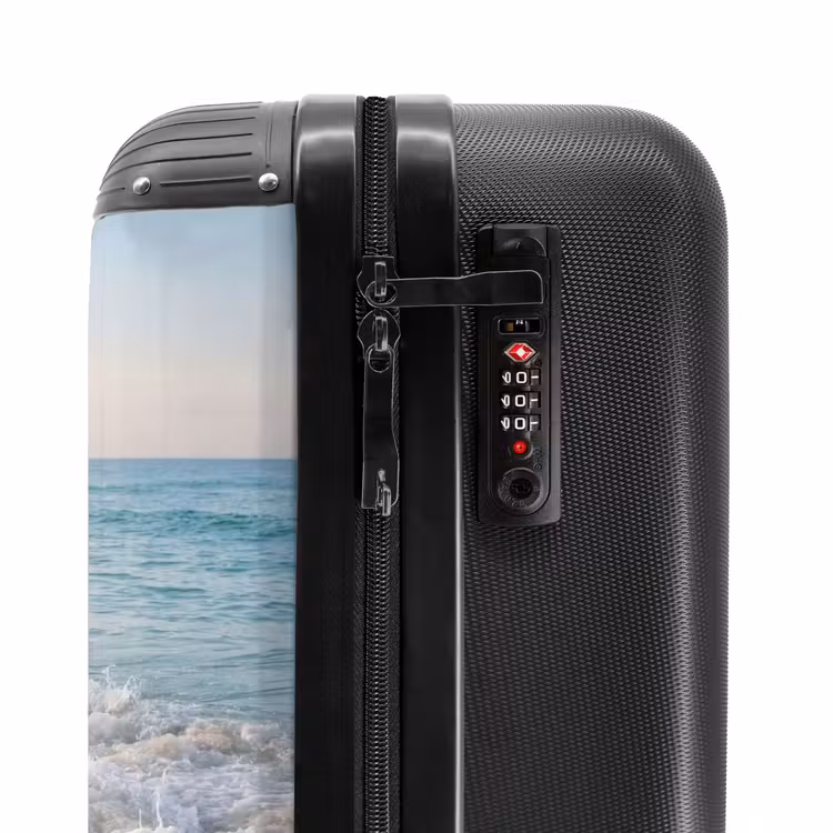 Suitcase - Sea - Waves - Beach - Nature - White — 6