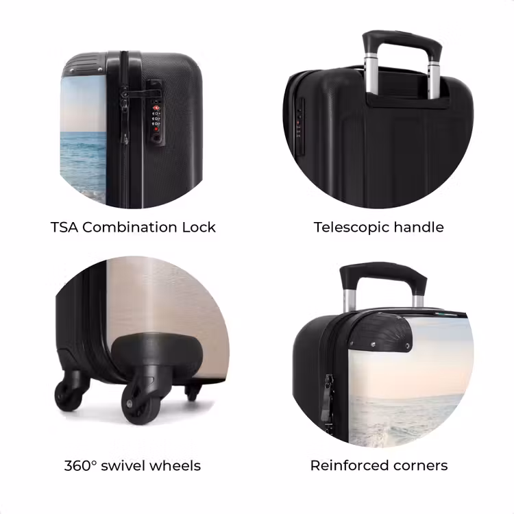 Suitcase - Sea - Waves - Beach - Nature - White — 8