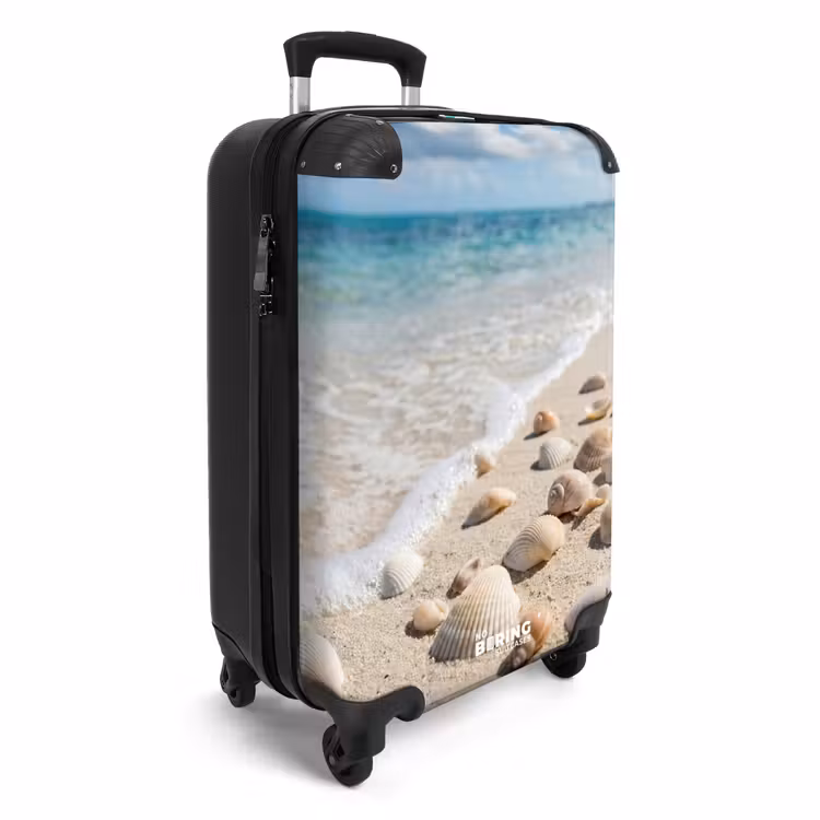 Suitcase - Seashells - Beach - Nature - Beige — 2