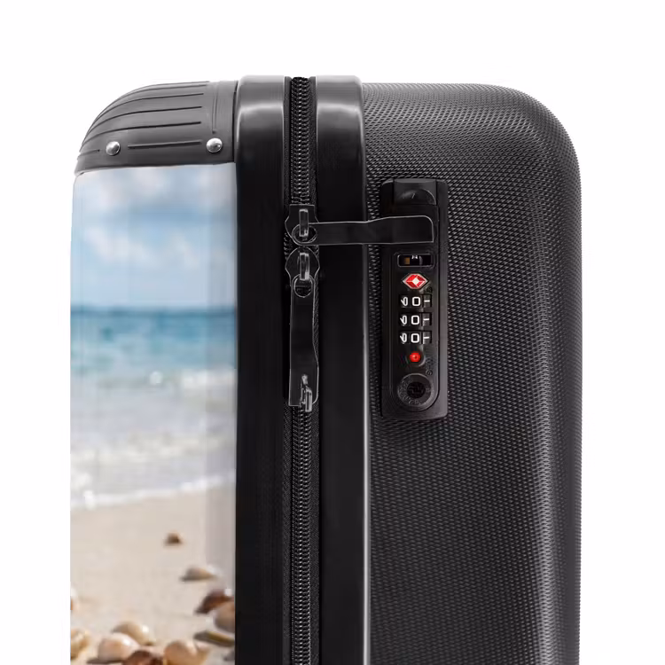 Suitcase - Seashells - Beach - Nature - Beige — 6