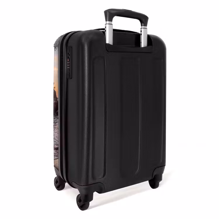 Suitcase - Sunset - Coast - Water - Nature - Orange — 4