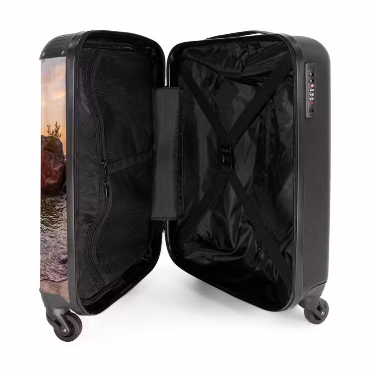 Suitcase - Sunset - Coast - Water - Nature - Orange — 5