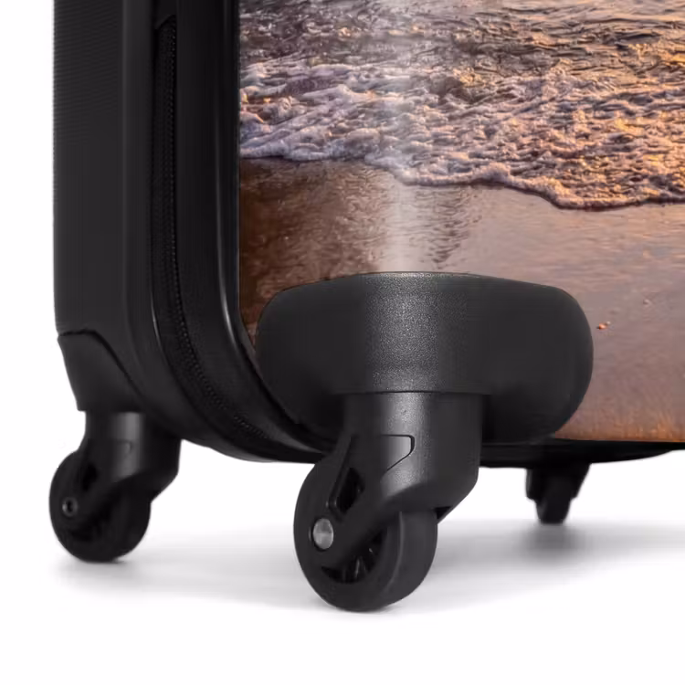 Suitcase - Sunset - Coast - Water - Nature - Orange — 7