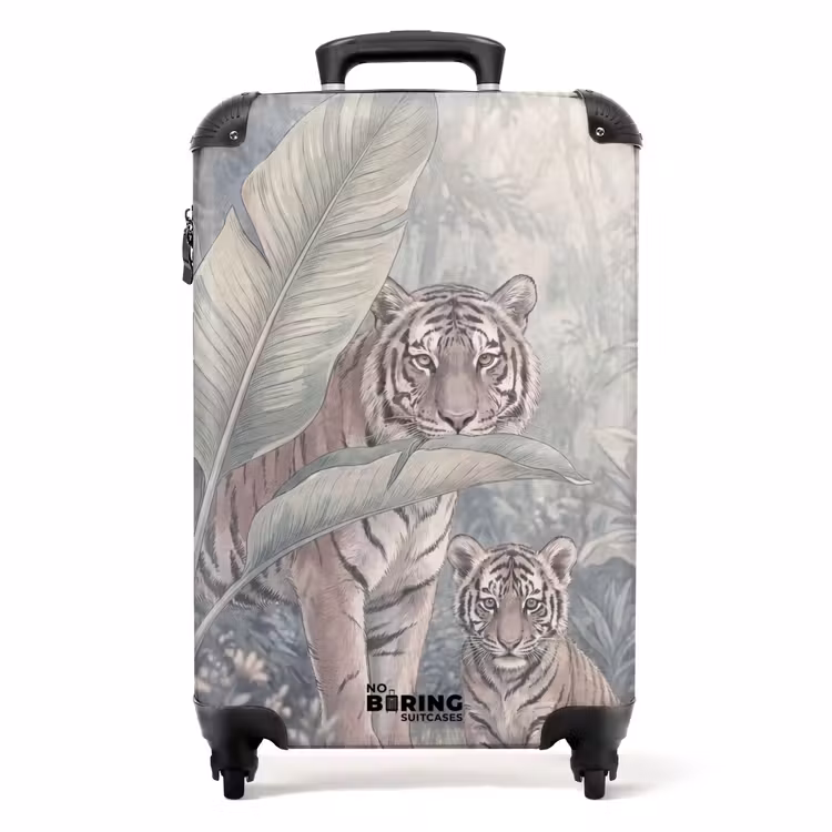 Suitcase - Tiger - Cub - Jungle - Illustration - Animals — 1
