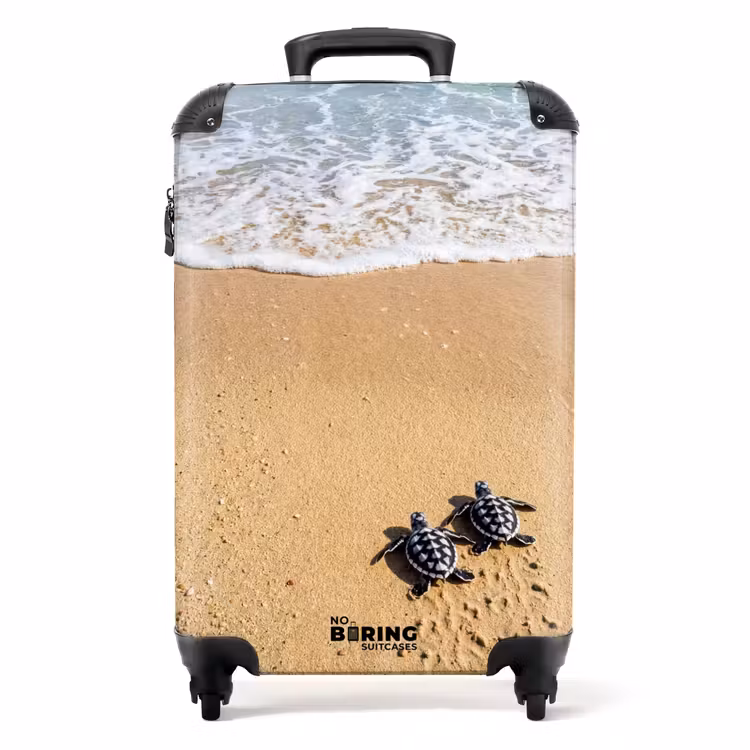 Suitcase - Turtle - Young - Beach - Ocean - Blue — 1