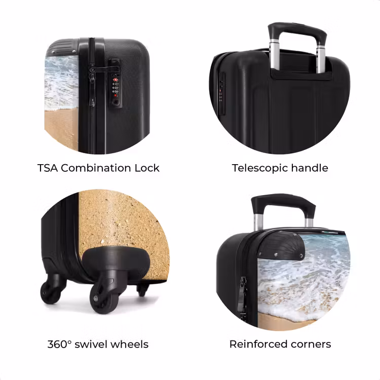 Suitcase - Turtle - Young - Beach - Ocean - Blue — 8