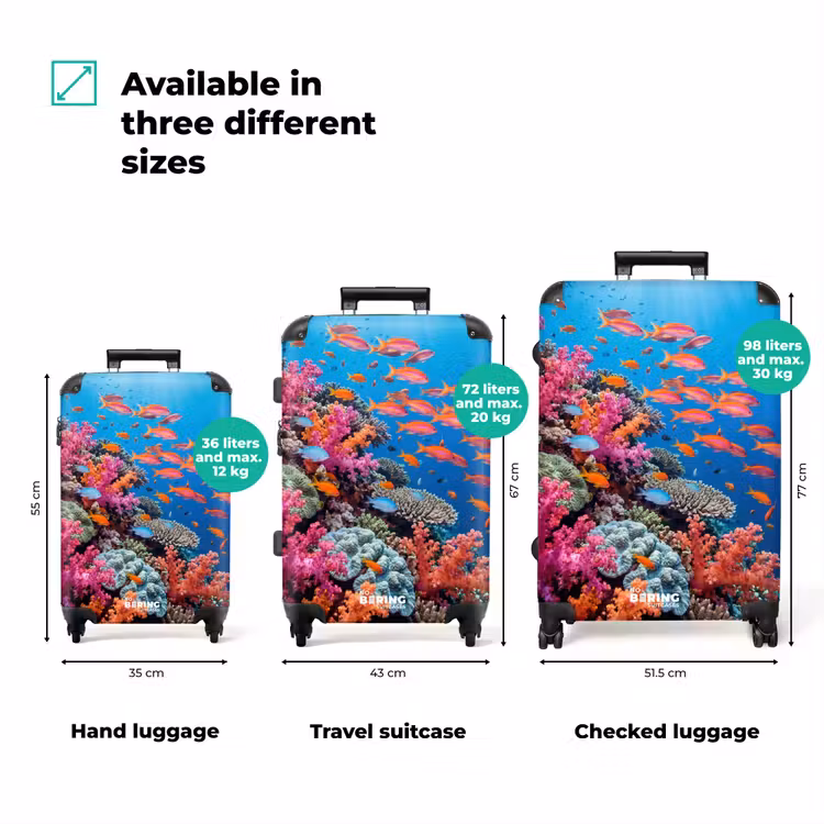 Suitcase - Underwater - Coral Reef - Fish - Ocean - Nature — 3