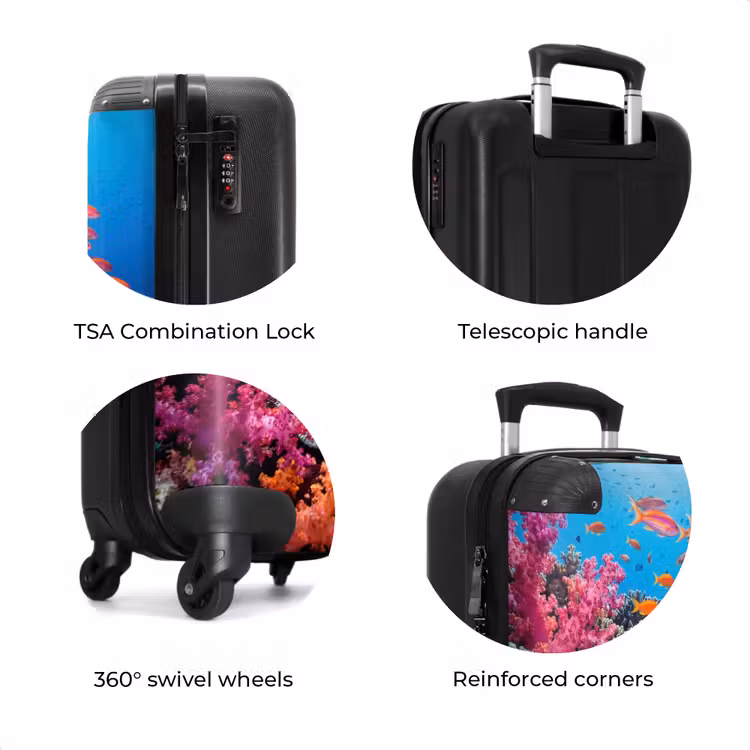 Suitcase - Underwater - Coral Reef - Fish - Ocean - Nature — 8
